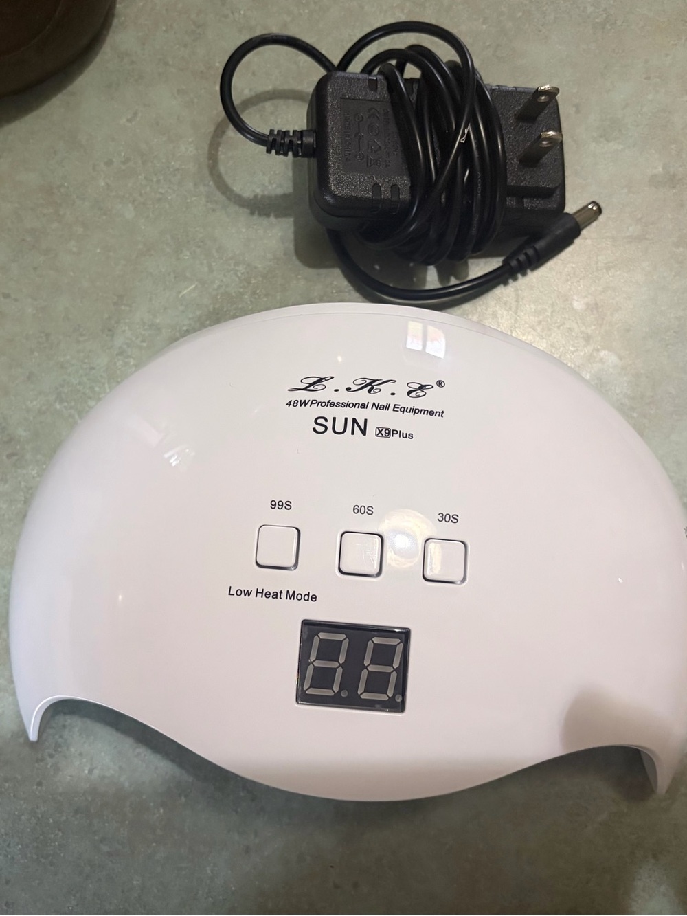 LKE professionalSUN X9Plus White UV/LED Nail Lamp NWT